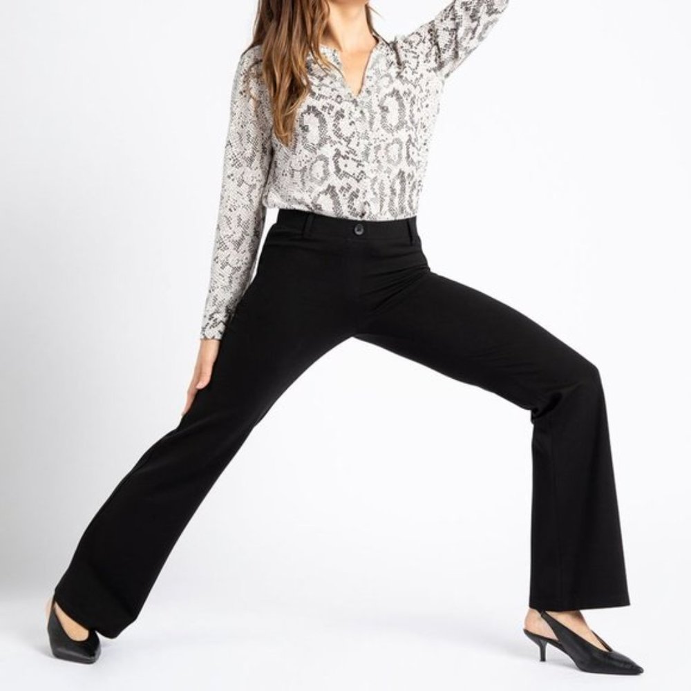 Betabrand Classic Boot Cut Dress Pant Yoga Pants